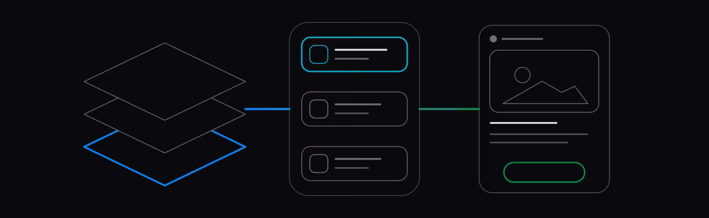 A three-layer foundation, a content model and the resulting site