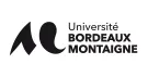Logo de l’Université Bordeaux Montaigne, noir sur fond blanc